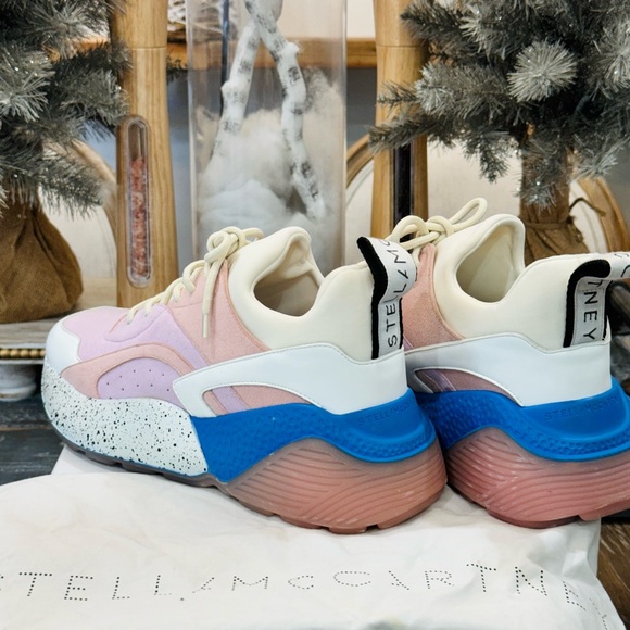 Stella McCartney Pink and Blue Women\'s Sneakers